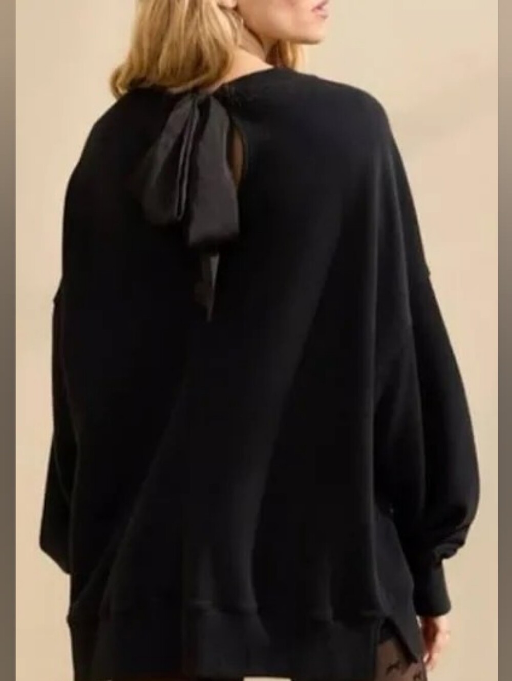 Aerie The Big Chill Bow Back Sweatshirt Xs